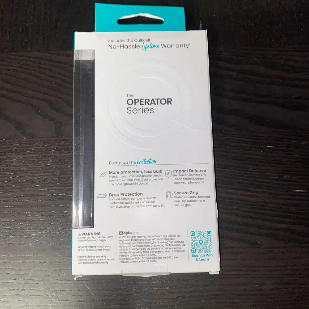 New Samsung Galaxy S21 FE/FE 5G QUIKCELL All-Purpose Protective Case – BLACK